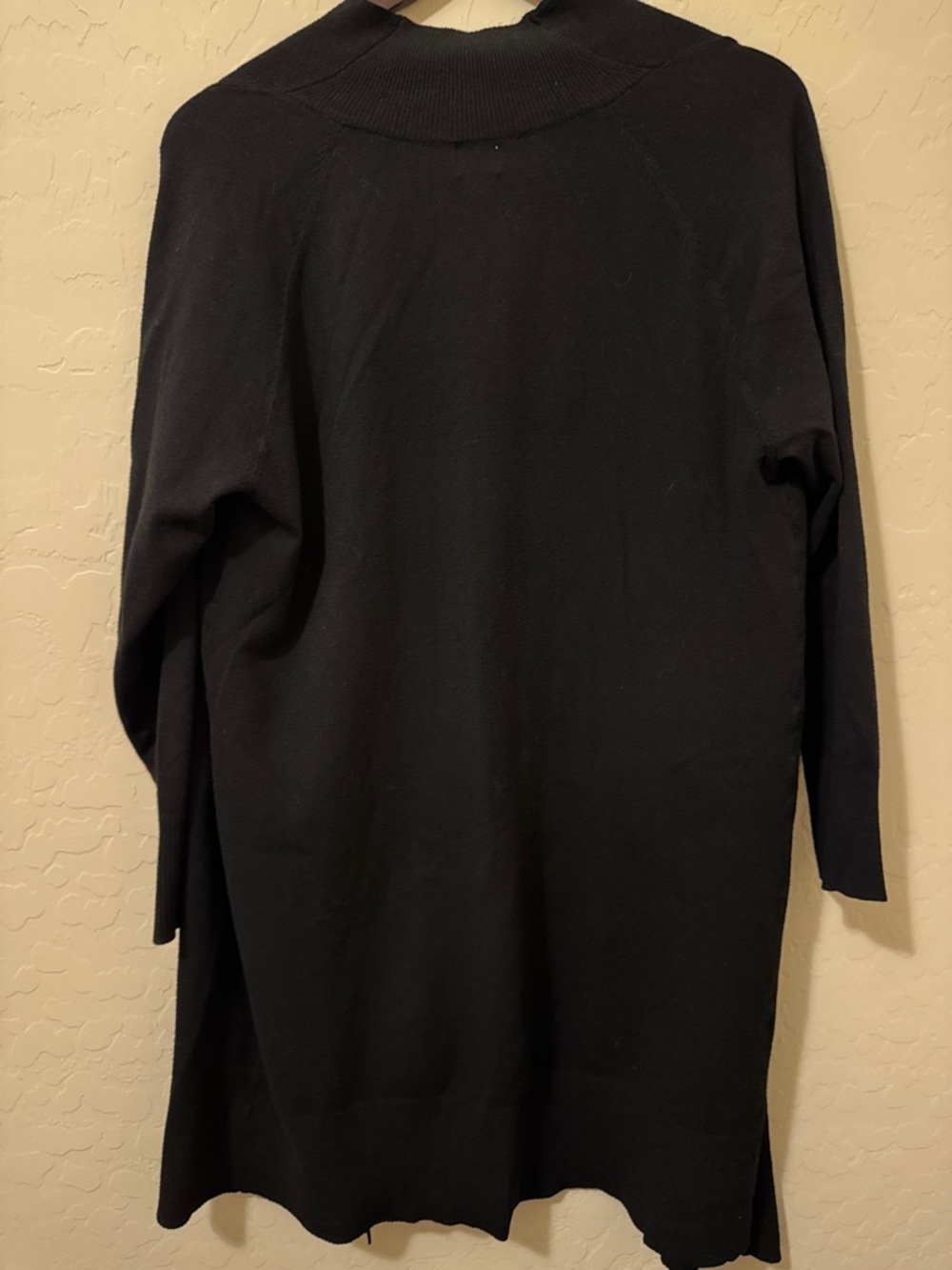 a new day Black Open-Front Longline Cardigan - Picture 3 of 5